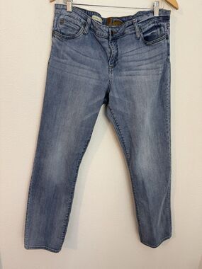 KUT from the Kloth Jeans Women's Size 14 Light Blue Catherine Boyfriend